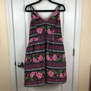 Xhilaration Multi Colored Dress with pockets!!